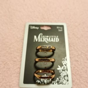 Disney Little Mermaid Ring Set